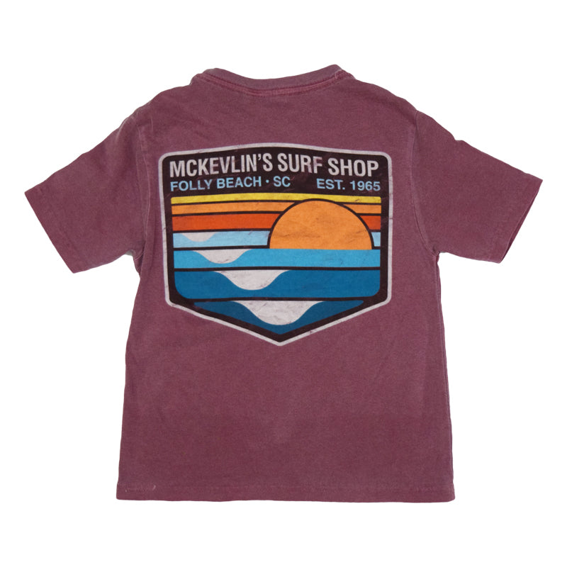 McKevlin's - Park Patch 2 Youth S/S T - Maroon