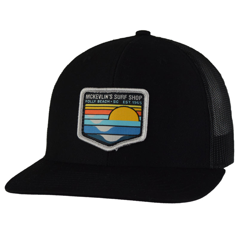 McKevlin's - Park Patch Trucker Hat - Black - MCKEVLIN'S SURF SHOP
